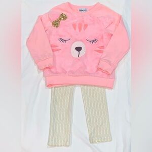 Kids Headquarters Sweatshirt and Leggings Set